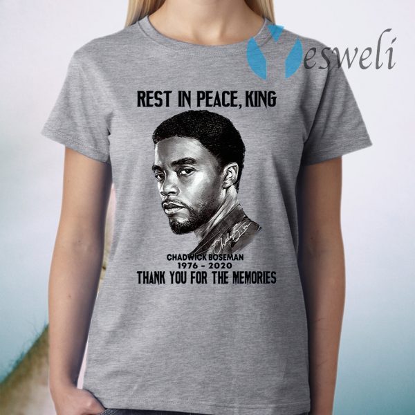 Rest in peace king 1976 2020 signature thank you for the memories T-Shirt