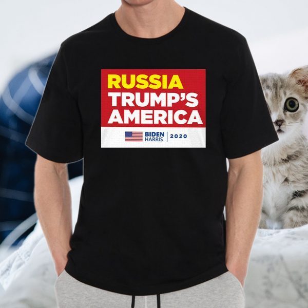 Russia Trump's America yard side T-Shirt