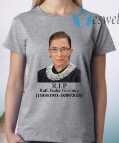 Ruth Bader Ginsburg R.I.P 1933-2020 T-Shirts