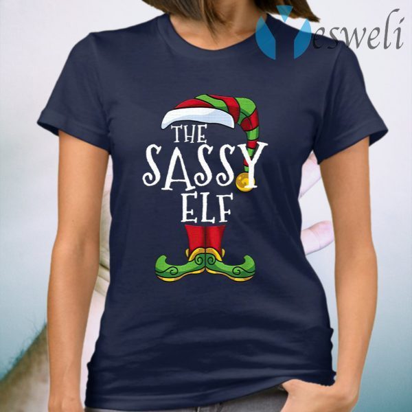 Sassy Elf Family Matching Christmas Group Gift Pajama T-Shirt