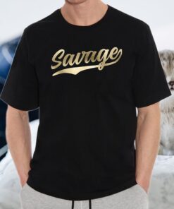 Savage T-Shirt Retro 1970s Basebal T-Shirts