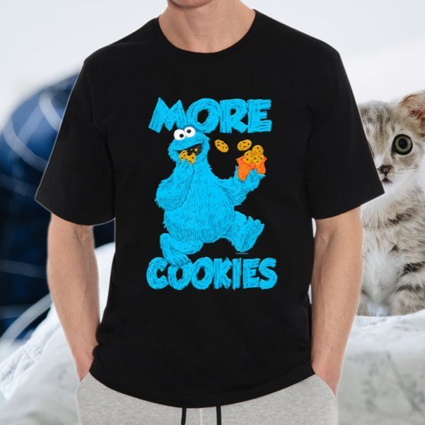 Sesame Street Cookie Monster More Cookies T-Shirts