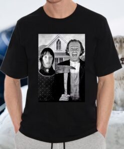 Shelley Duvall And Jack Nicholson American Gothic T-Shirt