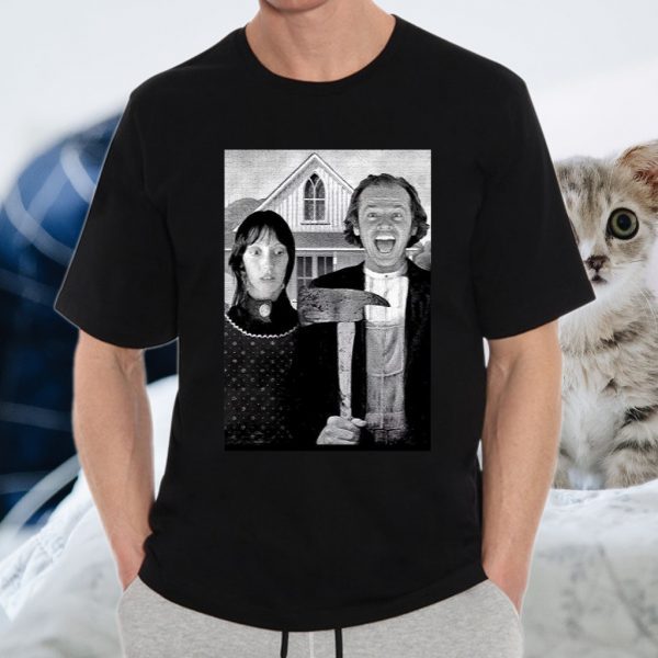 Shelley Duvall And Jack Nicholson American Gothic T-Shirt