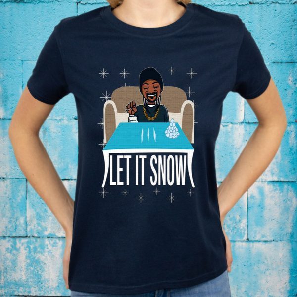 Snoop Dogg Walmart Cocaine Santa Let It Snow T-Shirt