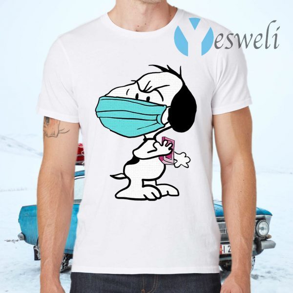 Snoopy Face Mask Quarantined T-Shirts