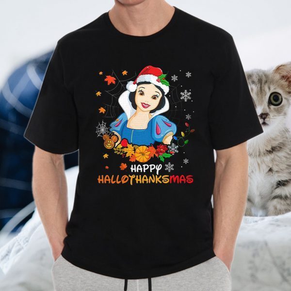 Snow White Happy Hallothanksmas T-Shirt