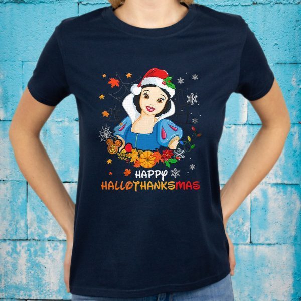 Snow White Happy Hallothanksmas T-Shirts