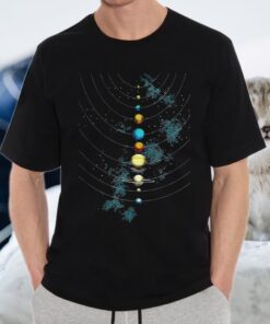 Solar System Alignment Terrestrial Planet Space Lover T-Shirts