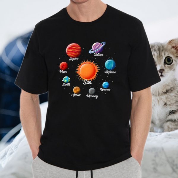 Solar System Awesome Gift For Space Geeks T-Shirt