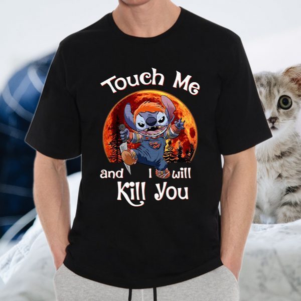 Stitch Chucky Touch Me And I Will Kill You Halloween T-Shirts