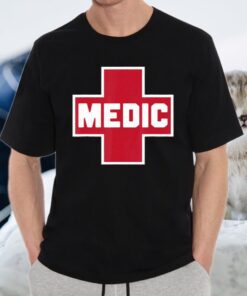 Street Medic Red First Aid Cross Protest Helper T-Shirts