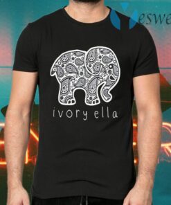 Summer Cute Elephant Blooming Jelly T-Shirts