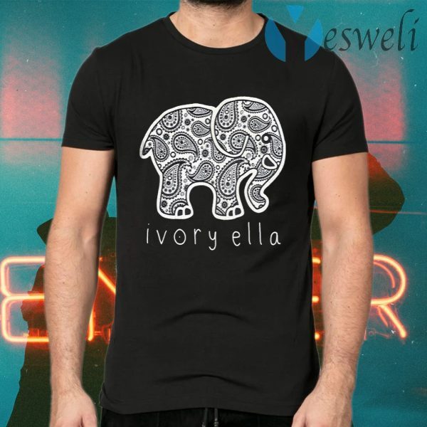 Summer Cute Elephant Blooming Jelly T-Shirts