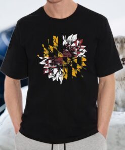 Sunflower Maryland Flag T-Shirts