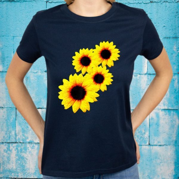 Sunflowers For Teenage Girls And Women T-Shirts