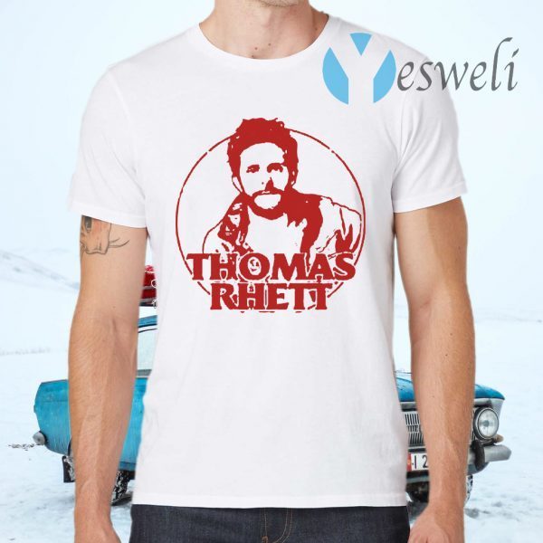 Thomas Rhett TR Illustration Vintage White T-Shirts