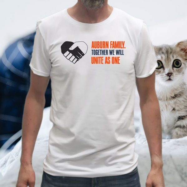 Together We Will Auburn Tigers Unity T-Shirt