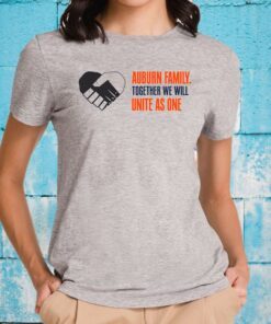 Together We Will Auburn Tigers Unity T-Shirts