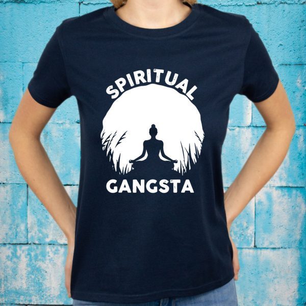 Vintage Style Yoga Spiritual Gangsta T-Shirt