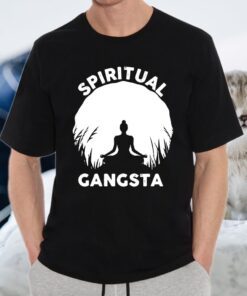 Vintage Style Yoga Spiritual Gangsta T-Shirts