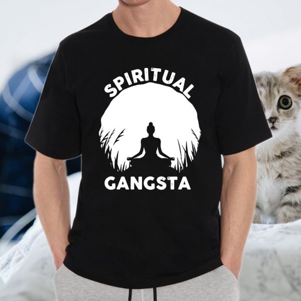 Vintage Style Yoga Spiritual Gangsta T-Shirts