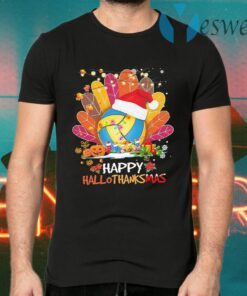 Volleyball Happy Hallothanksmas T-Shirts
