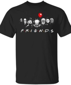 Horror Movie Killers Friends Halloween T Shirt