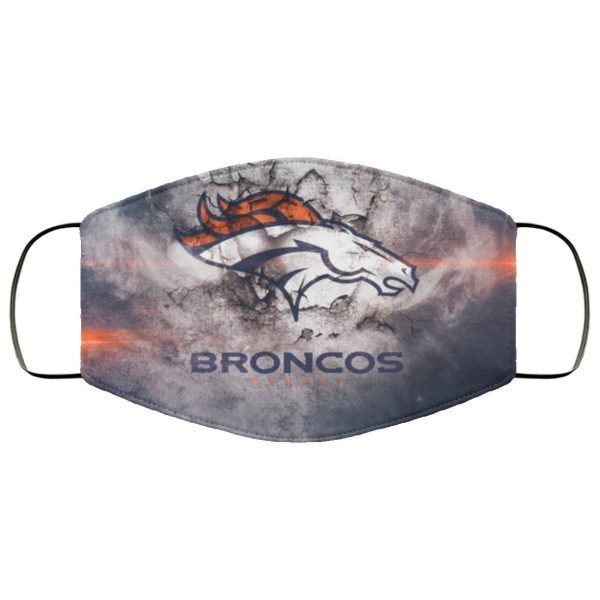 Denver Broncos Face Mask Filter PM2.5