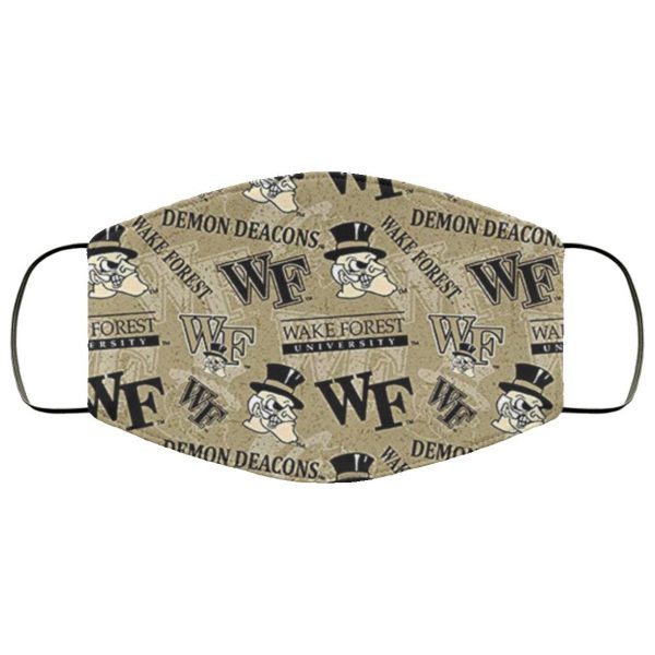 Wide Ncaa Wake Forest University Face Mask