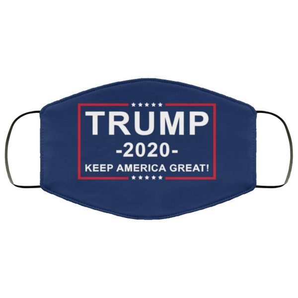 Donald Trump for President 2020 Keep America Great Flag Face Mask