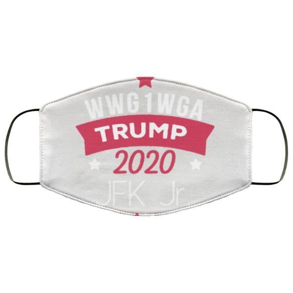 WWG1WGA Qanon Trump 2020 JFK JR Face Mask