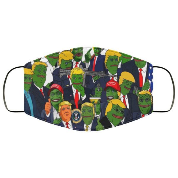 Donald Trump Pepe (meme) Sadfrog Kek North America USA Face Mask