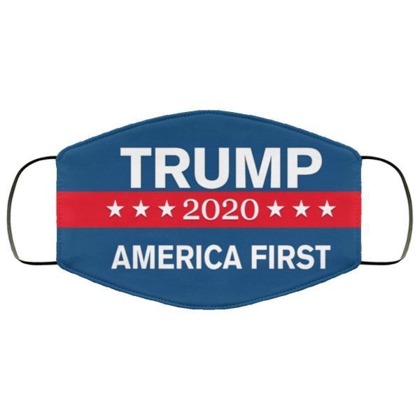 TRUMP 2020 America First Flag Face Mask