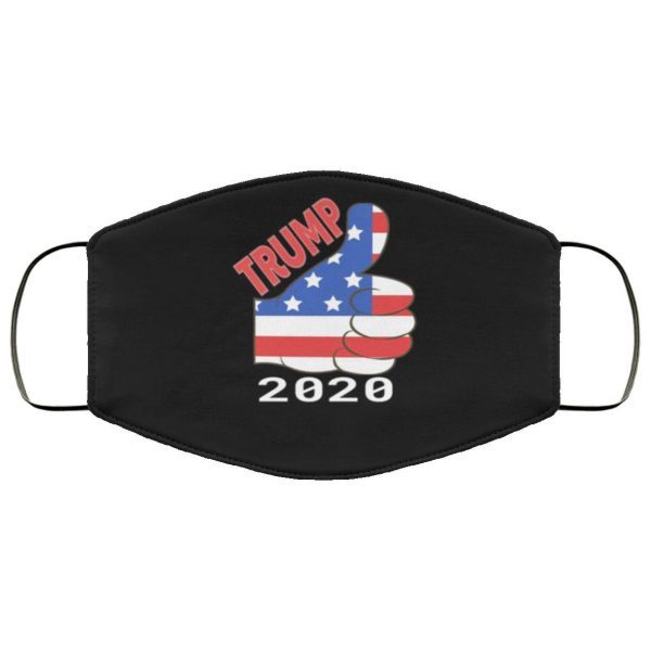 Trump 2020 American Flag Face Mask