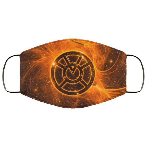Orange Lantern Corps Wallpapers Face Mask