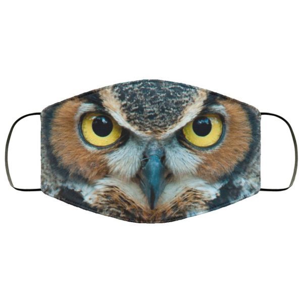 Incredibly cute animals Owl eyes Face Mask