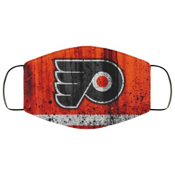Philadelphia Flyers grunge NHL hockey Face Mask