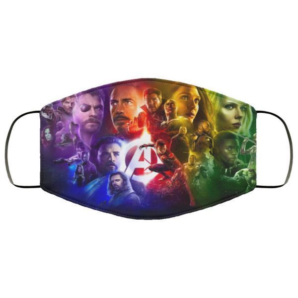 Avengers Infinity War Hero Characters Face Mask