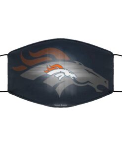 Denver Broncos Logos Wallpaper Face Mask