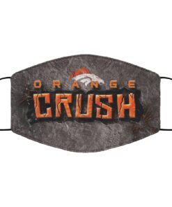 Denver Broncos Orange Crush Face Mask