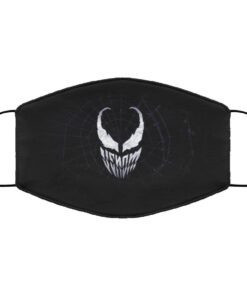 Venom Minimalist Logo Face Mask