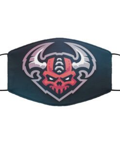 Demons Skull logo Skull artwork Sports Face Mask