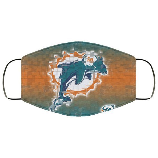 Miami dolphins 3D Face Mask