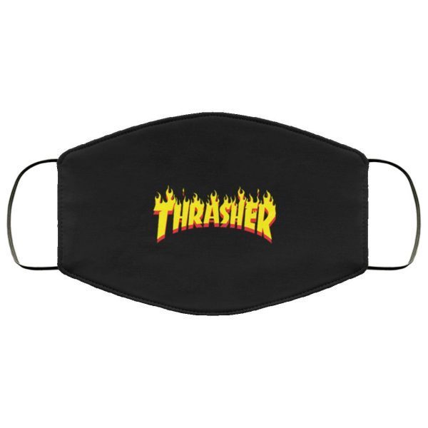 Thrasher Logo Face Mask