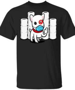 Essential Dog with Toilet Paper Good Aim Dog T-Shirt