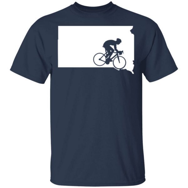 South Dakota Biker Map 0146 T-Shirt