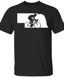 Nebraska Biker Map 0346 T-Shirt