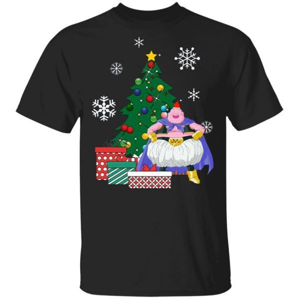 Majin Buu Around The Christmas Tree Dragon Ball Z T-Shirt