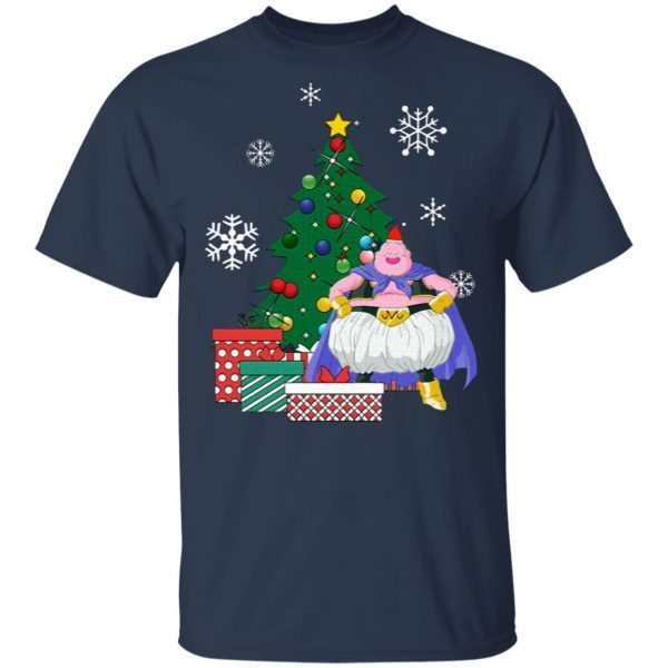 Majin Buu Around The Christmas Tree Dragon Ball Z T-Shirt